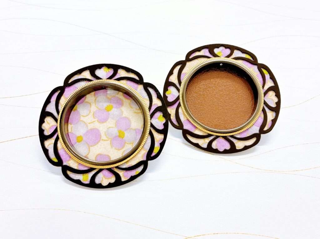 手染めの友禅和紙を使用した美しい引手・友都香（ゆとか）の菫