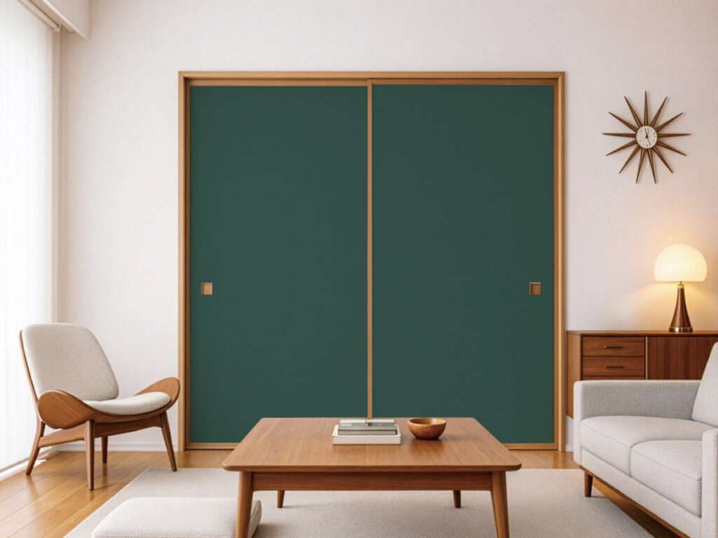 自分でできる襖（ふすま）リメイク！虫襖の襖紙でモダンな和室に