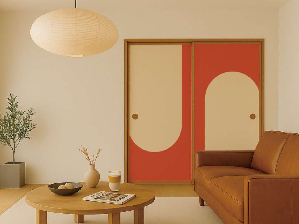 Harokkaのふすま用リメイクシール・バイカラーエルト