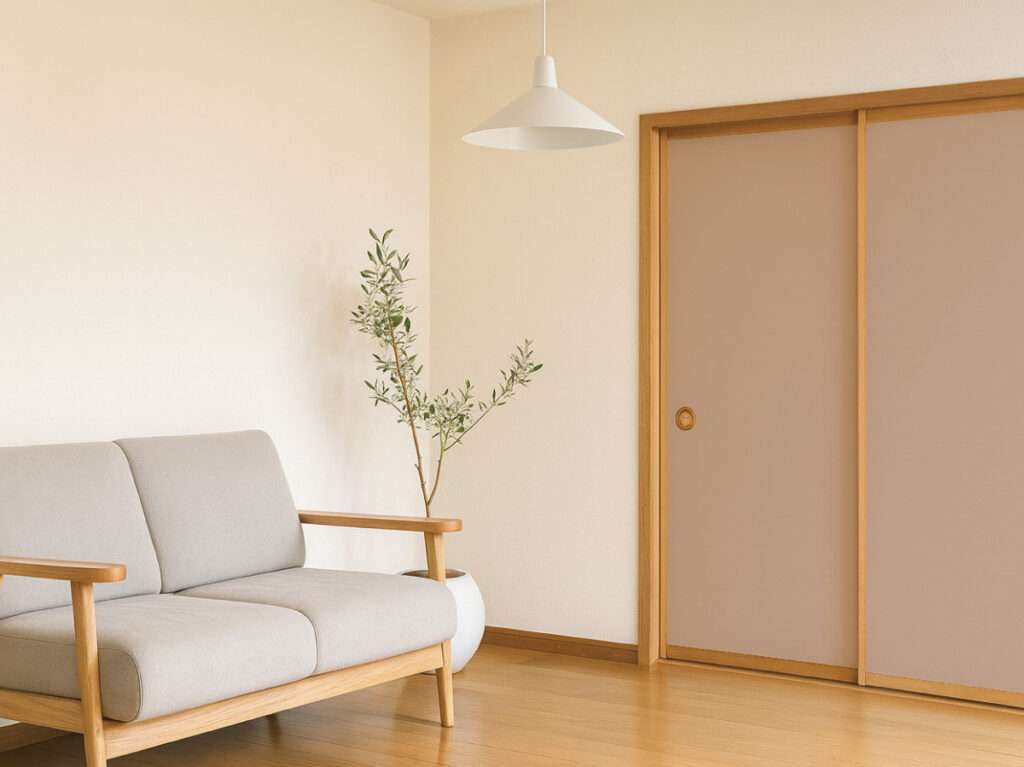 Harokkaのふすま用リメイクシール・ニュアンスカラーメルアシリーズ