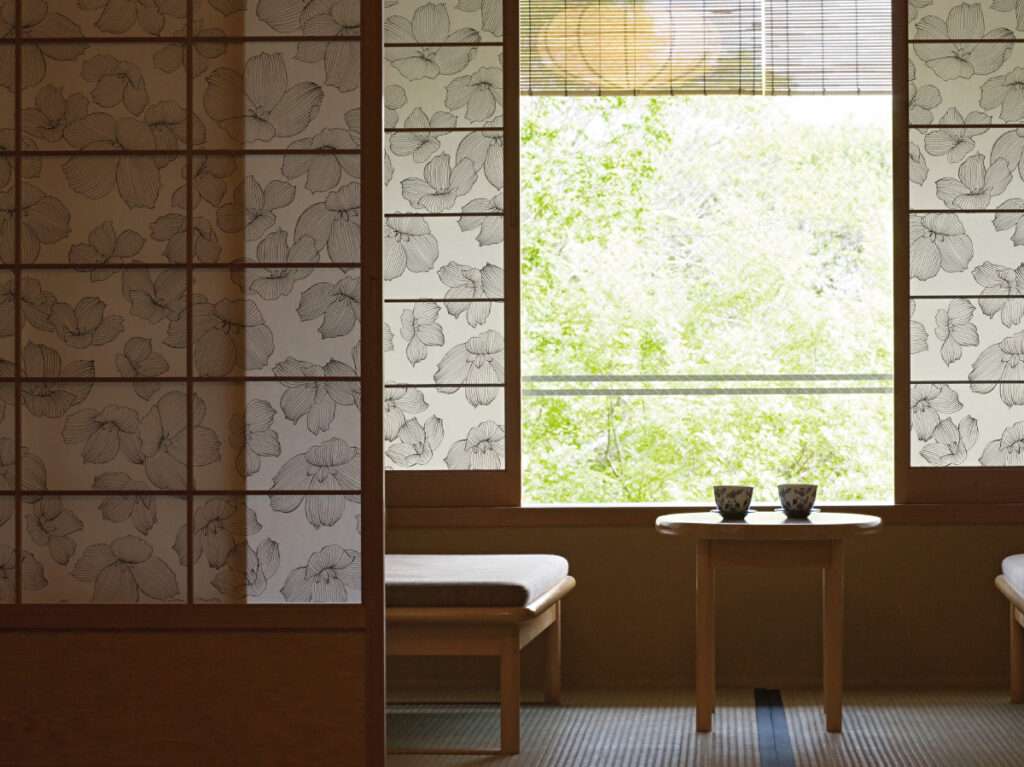 Harokkaのデザイン障子紙・花水木