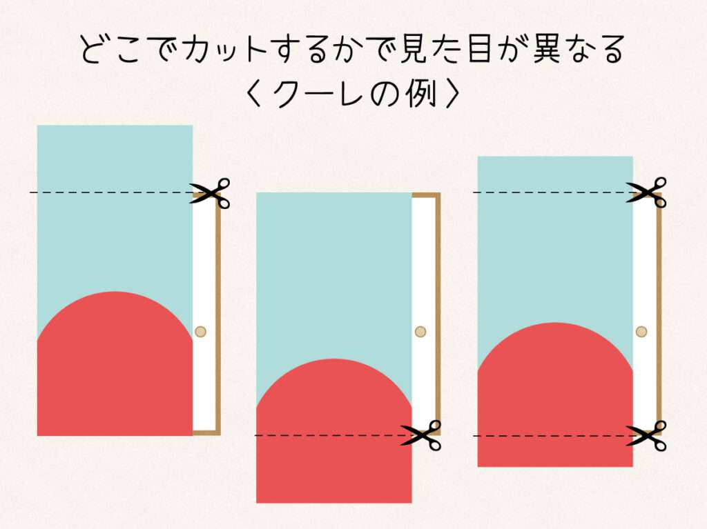 ふすま用リメイクシール・エルトの貼り方攻略法。上下が異なるデザインはカットの位置で見え方が変わる。